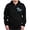 Black, variant on CafePress - Great_Lakes_Med_Blu_15.35_X_15.35 Men's Zip Up Hoo - Zip Hoodie, Classic Hooded Sweatshirt with Metal Zipper