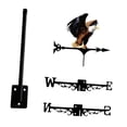 thumbnail image 1 of Zorion Eagle Weathervane Easy to Assemble Rotating Weather Vane Metal Art Ornament Wind A, 1 of 7
