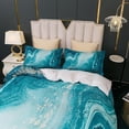 thumbnail image 3 of 3D Marble Simple Abstract Pattern Quilt Cover Set Bedding Set Duvet Cover, 3 of 8