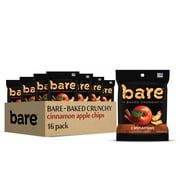 Bare Baked Crunchy, Apples Cinnamon, 0.53 Ounce (Pack of 16)