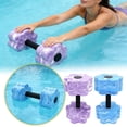 thumbnail image 5 of Foam Aquatic Exercise Dumbbells for Water Aerobics, Pool Resistance Training Barbells, Lightweight Water Fitness Equipment for Men Women, Aqua Therapy, Swim Workout, 5 of 5