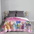 thumbnail image 6 of My Lit-Tle Pony Fleece Blanket Super Soft Cozy Throw Blanket Fuzzy Comfy Flannel Blanket Warm Plush Blankets And Throws For Couch, Sofa, Bed 40"X30", 6 of 7