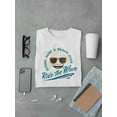 thumbnail image 3 of Ride the Wave - Surf Club Beach Vibes Retro Emoji Men's T-shirt, 3 of 4