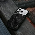 thumbnail image 4 of WIRESTER Shockproof Soft Rubber Cover Case for Apple iPhone 17 Pro 6.3" 2025, Cloudy Black Marble, 4 of 5