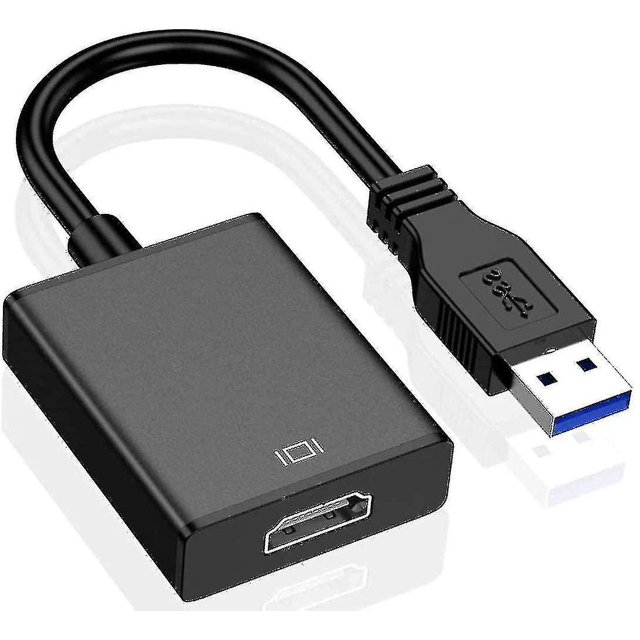 Adaptador USB a HDMI, USB 3.0/2.0 a cable gráfico de vídeo HDMI 1080p