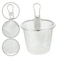 Homemaxs Basket Strainer Pasta Noodle Mesh Stainless Steel Ramen Boil
