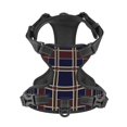 thumbnail image 4 of XMXY No Pull Dog Harness, Plaid Tartan Scottish Adjustable Reflective Pet Harness with Oxford Vest, Large Size, 4 of 9