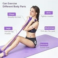 thumbnail image 3 of Clearance！4-Tube Pedal Puller Resistance Rope - Foot Pedal Resistance Band,Yoga Elastic Exercise Bands, for Women Jump Fitness, Abdomen/Arm Weight/Waist/Leg Stretching Slimming Training, 3 of 6