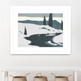 thumbnail image 2 of Giant Art 40x30 Cutter Island II Matted and Framed in White, 2 of 3