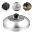 thumbnail image 4 of Raindrops Universal Stainless Steel Glass Lid for 28-11" Pots and Pans, 4 of 7