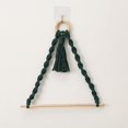 thumbnail image 3 of Toilet Paper Holder, Rope Toilet Paper Holder Nordic Wall Hanging Wooden Towel Rack Bathroom Decoration - Apricot, 3 of 5