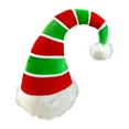thumbnail image 4 of Sombrero de Navidad Decoración Unisex Gorras de Papá Noel Sombrero de Vacaciones de Navidad Foto Prop Rayas Sumi Verde, 4 of 8