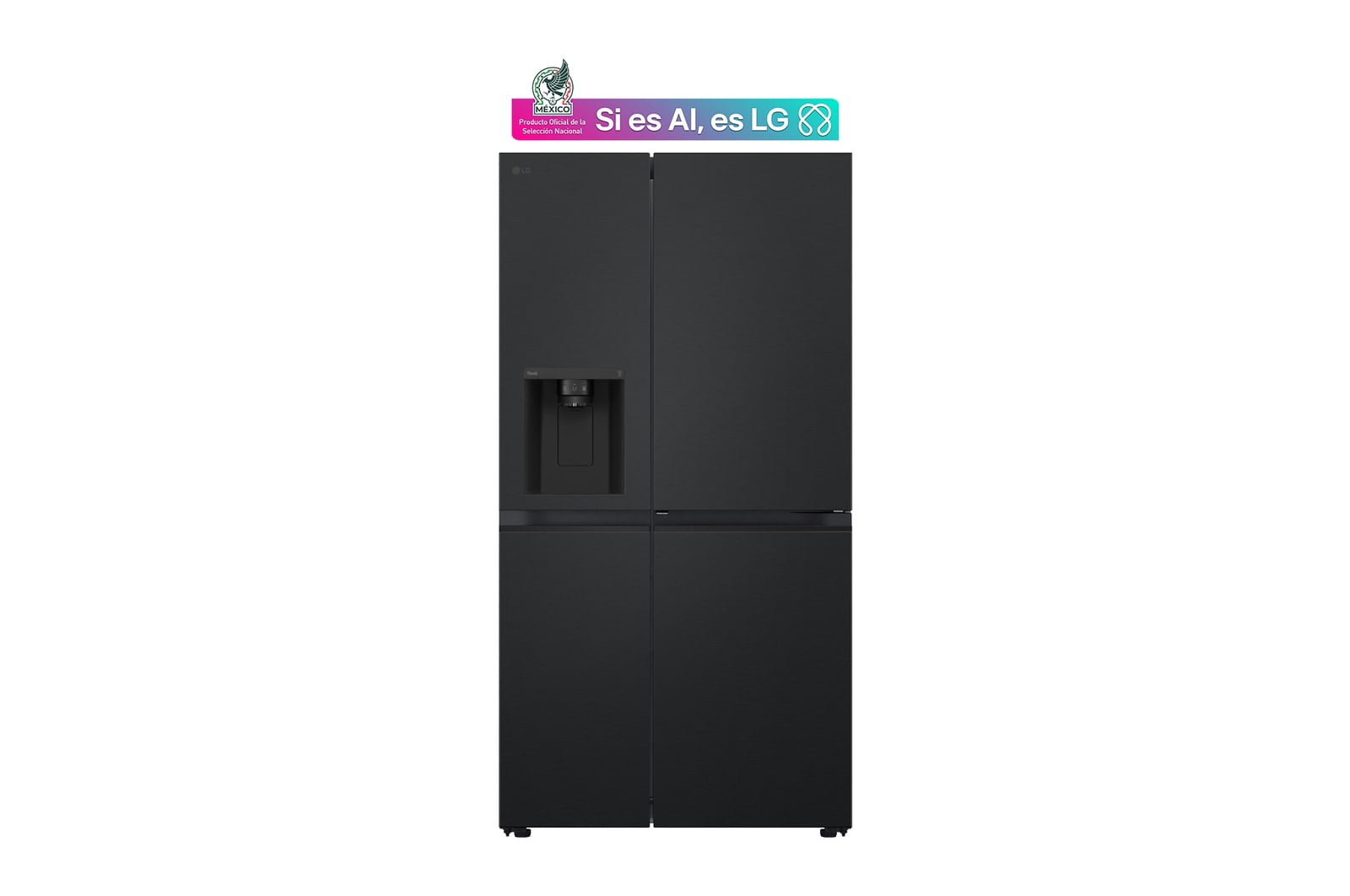 Refrigerador LG Side by Side 22 pies cúbicos Fábrica de hielos automática