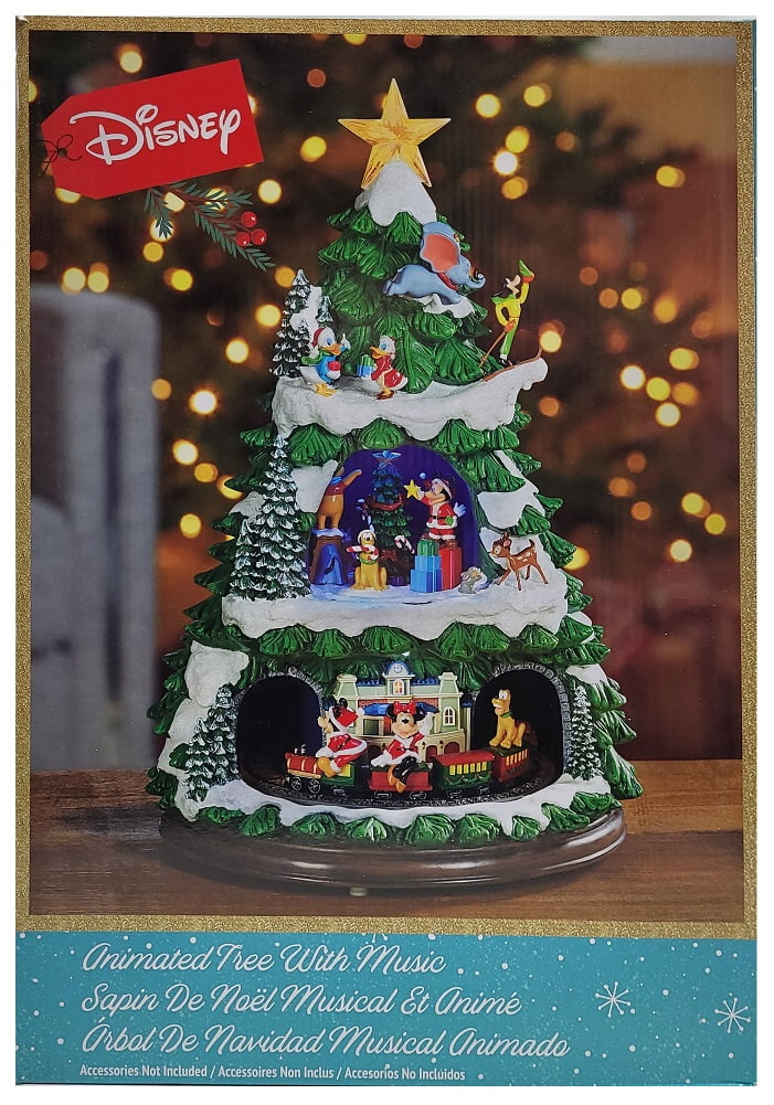 Disney 17-inch Animated Christmas Tree with Holiday Music