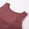 thumbnail image 5 of High Neck Sports Bra for Women - Longline Medium Impact, Wirefree Padded, Crop Tank Top for Yoga/Gym - Size S-XL, 5 of 7