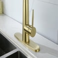 thumbnail image 6 of Cfowner Stainless Steel Kitchen Sink Faucet, Commercial Faucets with Pull Down Sprayer, Single Handle Faucet, Single Hole Deck Mount, 6 of 6
