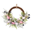 thumbnail image 2 of AMLESO Artificial Easter Egg Wreath , Spring Wreath ,Silk Flower Garland for Front Door A, 2 of 8