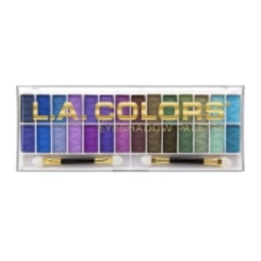L.A. Colors Matte Eyeshadow Palette, Blue Denim - Walmart.com