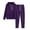 Purple, variant on CCRFTGI Boys Girls Sweatsuit 2 Piece Athletic Casual Sweatsuit Set Fashion Fall Spring Long Sleeve Hooded Sweatshirt and Jogger Sweatpants Sweatsuit Set Purple 5-6Y