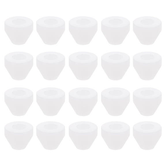 SWETRACE 20-Piece Pen Turning Kit with White PE Bushings for Craft Projects and Pen Making Supplies