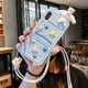 thumbnail image 1 of Sanrio-fundas de teléfono con cordón de silicona suave Cinnamonroll Melody para iPhone 11 Pro Max XR XS MAX 8X7 SE 2020, funda anticaída para niña Fivean unisex, 1 of 2