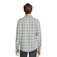 thumbnail image 4 of George Men's & Big Men's Brushed Poplin Button-Up Shirt with Long Sleeves, Sizes S-3XL, 4 of 6