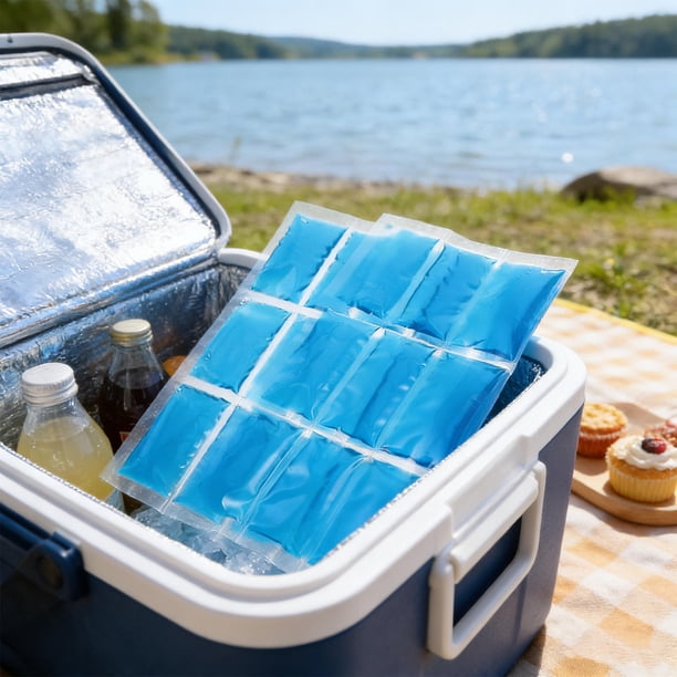 PENIKOKO Refrigerante Azul Compacto Para Cooler Con Distribución De Frío Uniforme Y Material Duradero