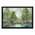 thumbnail image 2 of Tangletown Fine Art ''Forest at Dawn Crop' Painting Print on Canvas, 2 of 7