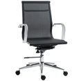 thumbnail image 1 of JWRWEFA Swivel Office Desk Chair, Mesh Adjustable Computer Chair with Metal Frame, Black, Ergonomic, Rolling, Home Office Chair, 1 of 11