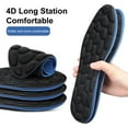 thumbnail image 1 of Visland 1 Pair Women Men Insoles Bounce Cobblestone Design Cuttable Elastic Soft Shock Absorption Unisex Washable Jogging Insoles Universal Insoles, 1 of 10
