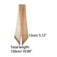 thumbnail image 2 of INSPIRE CHIC Women's Skinny Scarf Neck Scarves Double Sided Neckerchief Hairband Khaki, 2 of 5