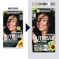thumbnail image 3 of Garnier Nutrisse Nourishing Adult Hair Color Creme, BL11 Jet Blue Black, 3 of 11