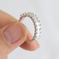 thumbnail image 2 of Silverstar Gems 14K White Gold Finish Cubic Zirconia Trending Wedding Band, 2 of 4