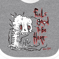 thumbnail image 4 of Inktastic Feels Good Boys or Girls Baby Bib, 4 of 4