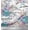 White, variant on Soimoi Green Cotton Duck Fabric Leaves,Pink & Blue Floral Print Fabric by Yard 42 Inch Wide