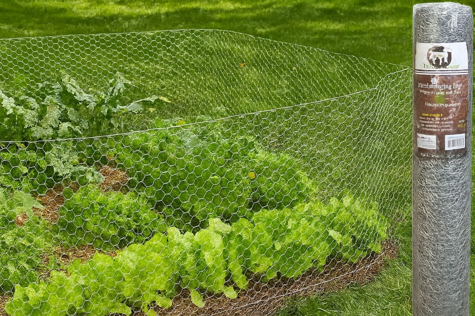 Hex Chicken Wire Fence Roll 3ft x 10 1/2" HEX Galvanized Garden Mesh Fence