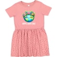 thumbnail image 3 of Inktastic Happy Earth Day Flowered Girls Toddler Dress, 3 of 5