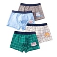 thumbnail image 2 of Ropa interior para niños, calzoncillos tipo bóxer sin trasero para bebés, calzoncillos de algodón para niños, 2 of 2