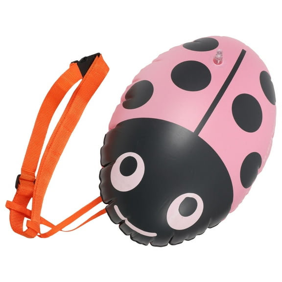 WASHWEPE Swim Floats Pink PVC 1Pcs Swimming Buoy for Floating Aid and Summer Fun