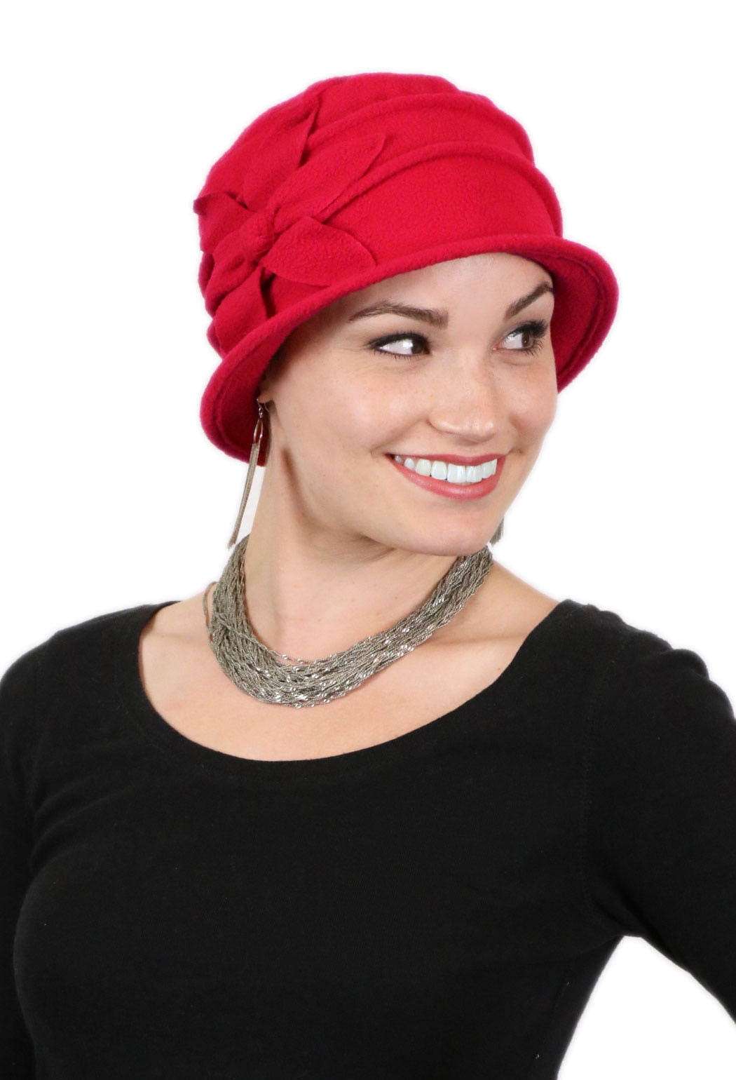 Hats Scarves & More Hats, Scarves and More Women's Fleece Flower