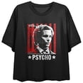 thumbnail image 5 of American Psycho Monsters Are Real Women's Black Crop T-Shirt-Medium, 5 of 7