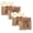 Brown, variant on Gytml 4 Pack Paper Gift Bags With Satin Bow Ribbon, Reusable Gift Tote Bag With Twisted Handle, Medium Gift Packaging Bag For Wedding Birthday Holiday Presents(Pink-11.02")