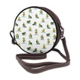 thumbnail image 2 of Lsque Cute Avocado Yoga Pattern Shoulder Bag – Microfiber Leather Crossbody with Detachable Strap & Handle Ring, Waterproof & Durable, Elegant Everyday Carry, 2 of 5