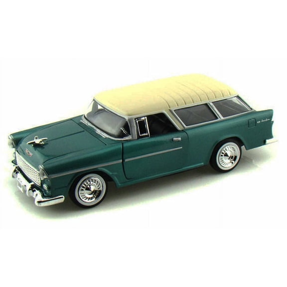 Motormax 73229grn 1955 Chevrolet Bel Air Model Car, Green