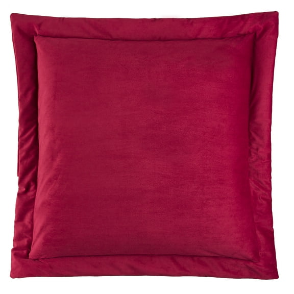 Nadine Red Velvet Euro Sham