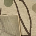 thumbnail image 3 of SAFAVIEH Courtyard Connie Floral Indoor/Outdoor Runner Rug, Natural Brown/Olive, 2'3" x 6'7", 3 of 7