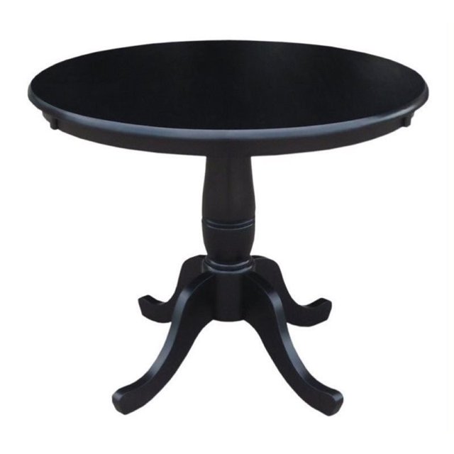 Bowery Hill Table à Manger Ronde en Noir