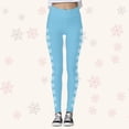 thumbnail image 5 of Women Flare Leggings Womens Ladies Printing Merry Christmas Pants For Yoga Running Gym Tights Compression Yoga Running Fitness Tummy Control Trousers For Woman, 5 of 5