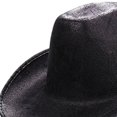 thumbnail image 7 of Hsqqdc Suede Cowboy Hat Wide Brim Western Fedora for Sun Protection, 7 of 7