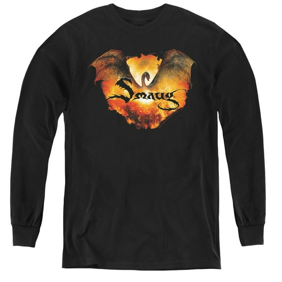 Hobbit - Reign In Flame - Youth Long Sleeve Shirt - Large